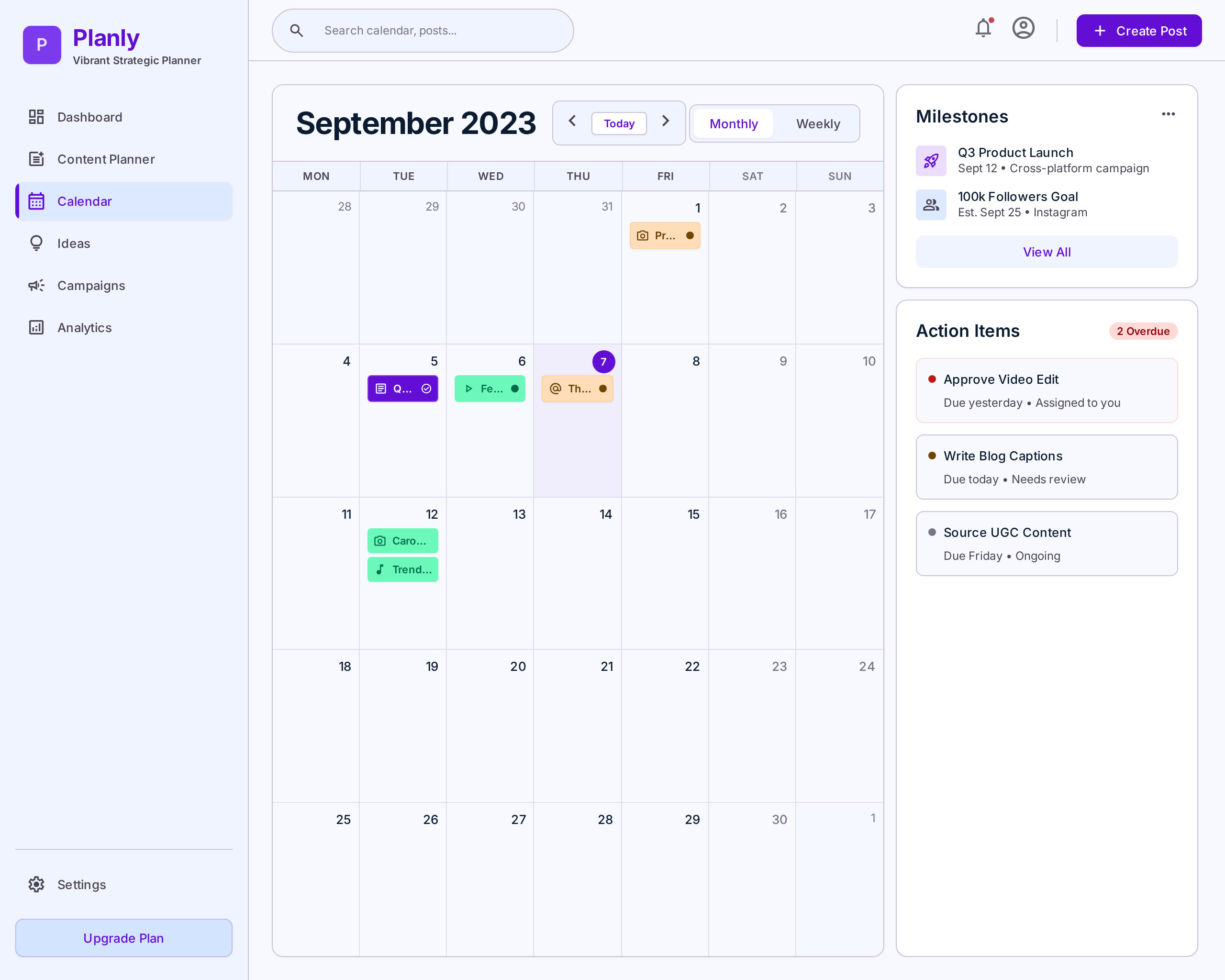 Original calendar export